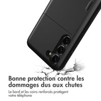 imoshion Coque arrière avec porte-cartes Samsung Galaxy S23 Plus - Noir