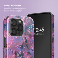 Selencia Coque arrière Vivid avec MagSafe Apple iPhone 15 Pro - Fresh Paint Flower Orange