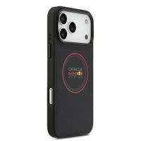 Red Bull Racing Coque en cuir PU maillé MagSafe Apple iPhone 17 Pro Max - Navy