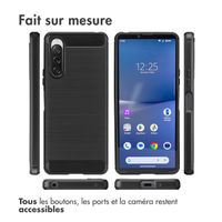 imoshion Coque Brushed Sony Xperia 10 V - Noir