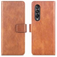 imoshion Étui de téléphone portefeuille Luxe Galaxy Z Fold3 - Marron