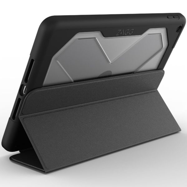 ZAGG Coque Rugged Messenger iPad 9 (2021) 10.2 pouces / iPad 8 (2020) 10.2 pouces / iPad 7 (2019) 10.2 pouces - Noir