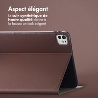 Accezz Coque tablette Classic Apple iPad Pro 11 (2025) M5 / (2024) M4 - Marron