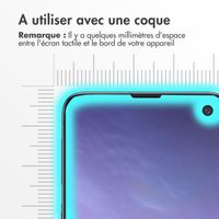 Accezz Protection d'écran en verre trempé Full Cover Samsung Galaxy S10