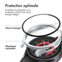 imoshion Coque rigide à couverture complète Samsung Galaxy Watch 5 - 40 mm - Argent