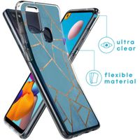 imoshion Coque Design Samsung Galaxy A21s - Blue Graphic