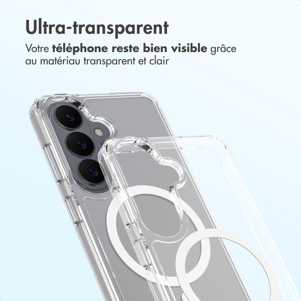Accezz Coque arrière Xtreme Impact avec MagSafe Samsung Galaxy S26 - Transparent
