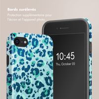 Selencia Coque arrière Vivid Tough iPhone SE (2022 / 2020) / 8 / 7 - Wild Spots Light Blue