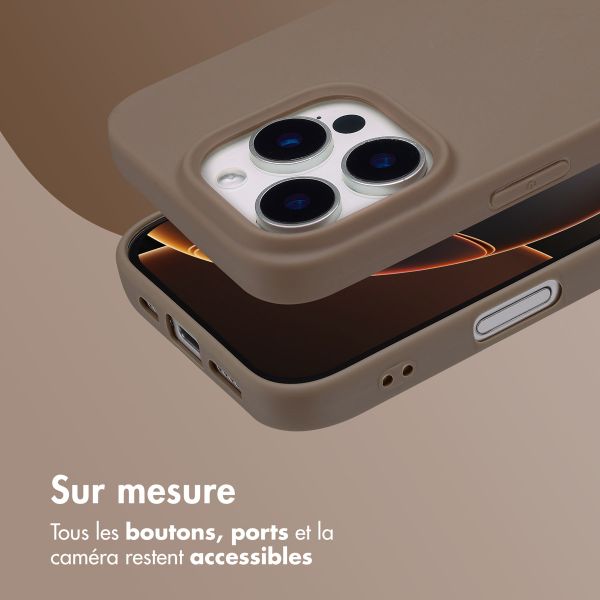 imoshion Coque Couleur Apple iPhone 16 Pro - Marron