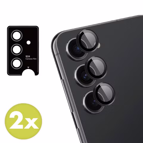 imoshion Lot de 2 protections d'objectif de caméra Samsung Galaxy S24 - Noir