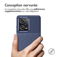 imoshion Coque Arrière Thunder Xiaomi Poco X5 Pro 5G - Bleu foncé