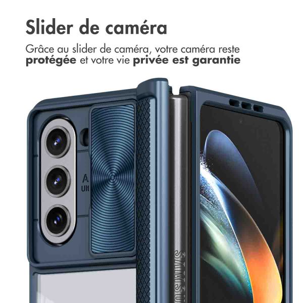 imoshion Coque arrière Camslider Samsung Galaxy Z Fold 5 - Bleu foncé