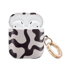 Selencia Coque Vivid Apple AirPods 1 / 2 - Art Wave Black
