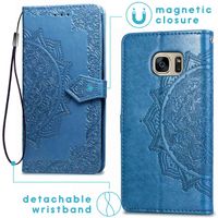 imoshion Etui de télephone Mandala Samsung Galaxy S7 - Turquoise