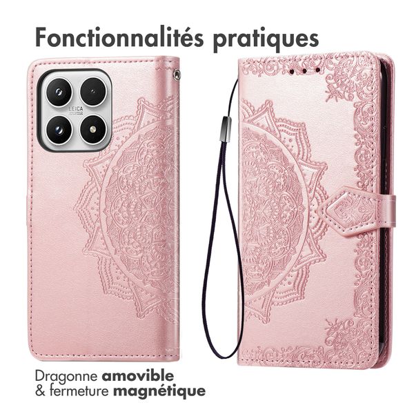 imoshion Etui de télephone Mandala Xiaomi 17 - Rose Gold