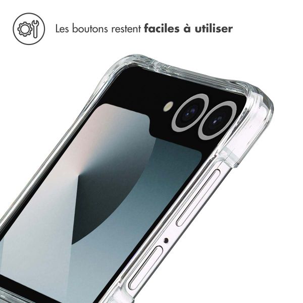 imoshion Coque Rugged Air Samsung Galaxy Z Flip 7 - Transparent