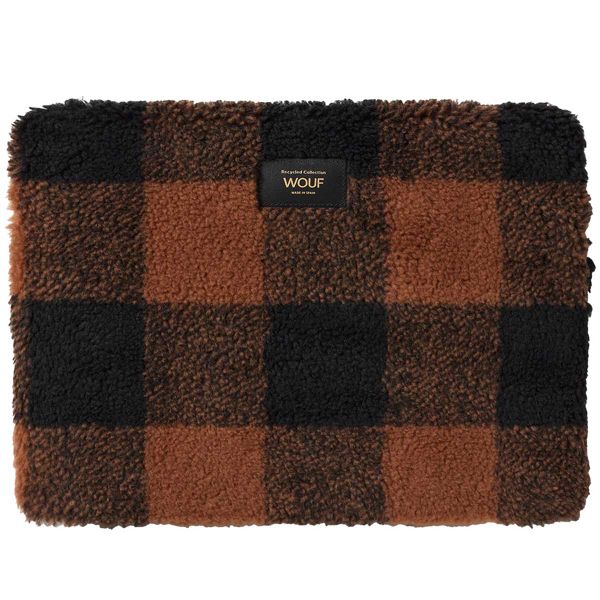 Wouf Teddy Pochette ordinateur 13 pouces - Brownie