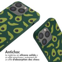 imoshion Coque design en silicone avec cordon iPhone 13 Pro - Avocado Green