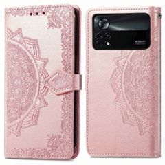 imoshion Etui de télephone Mandala Xiaomi Poco X4 Pro 5G - Rose Doré