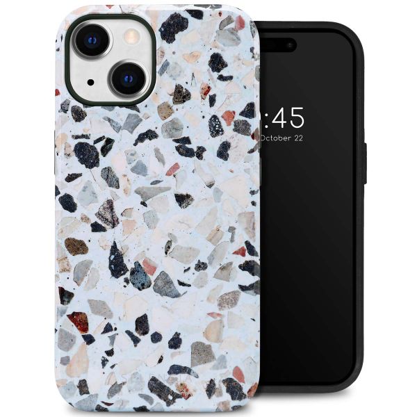 Selencia Coque arrière Vivid Apple iPhone 14 - Chic Terazzo