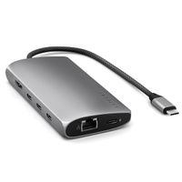 Satechi Adaptateur multiport USB-C V3 | HDMI 8K avec Ethernet - Gris sidéral