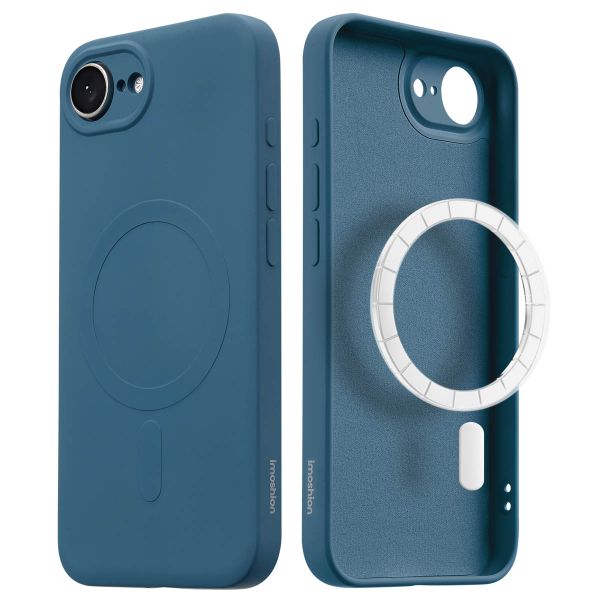 imoshion Coque Couleur avec MagSafe iPhone 16e - Bleu foncé