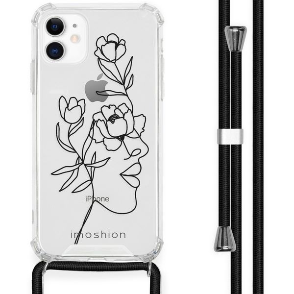 imoshion Coque Design avec cordon iPhone 11 - Woman Flower