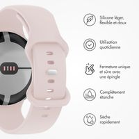 imoshion Bracelet en silicone Google Pixel Watch 3 - 45 mm - Taille L - Rose