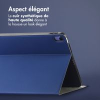 Accezz Housse Classic Tablet Stand iPad 10 (2022) 10.9 pouces - Bleu foncé