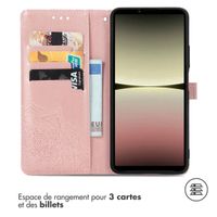 imoshion Etui de télephone Mandala Sony Xperia 10 V - Rose Doré