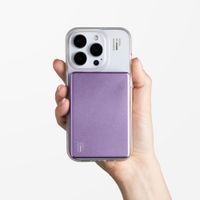 iDeal of Sweden MagSafe Powerbank Slim 5.000 mAh - Batterie externe sans fil - Lavender Milk