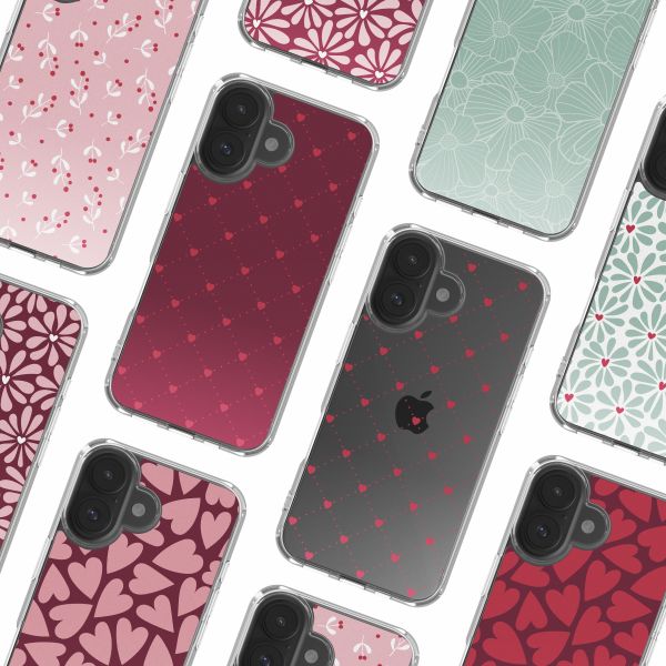 imoshion Coque Design Apple iPhone 17 - Crush Check Coral Dust