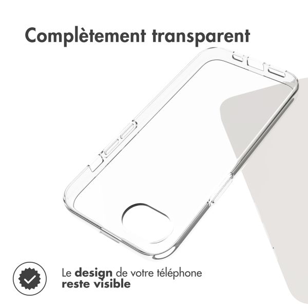 Accezz Coque Clear Apple iPhone 16e - Transparent