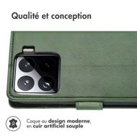 imoshion Étui de télephone portefeuille de luxe Xiaomi 15 Pro - Vert
