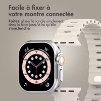 Accezz Bracelet Ocean Apple Watch Series 1 - 11 / SE / Ultra (44/45/46/49 mm) - Lumière stellaire