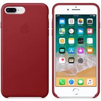 Apple Coque Leather Apple iPhone 8 Plus / 7 Plus - Red