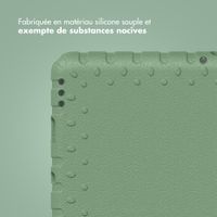 imoshion Coque kidsproof avec poignée Samsung Galaxy Tab A11 / A9 8.7 pouces - Olive Green