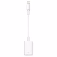 Apple Adaptateur appareil photo USB vers Lightning original - Blanc