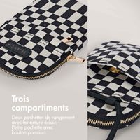 Selencia ﻿Pochette pour téléphone - Checker Black