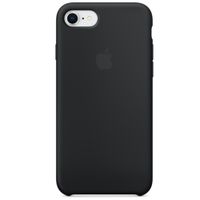 Apple Coque en silicone iPhone SE (2022 / 2020) / 8 / 7 - Noir