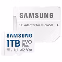 Samsung EVO Plus microSD 2024 - 1TB - Inclus un adaptateur SD - UHS-I/U3/Full HD/4K UHD