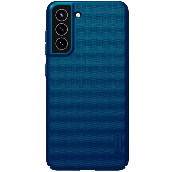 Nillkin Coque Super Frosted Shield Samsung Galaxy S21 FE - Bleu