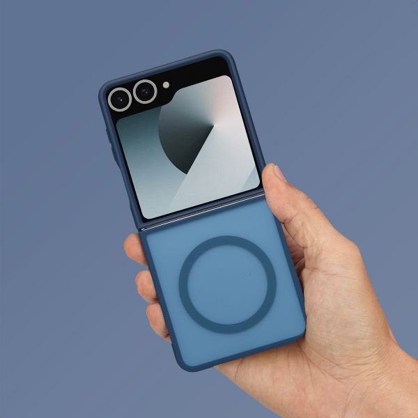 imoshion Coque Color Guard avec MagSafe Samsung Galaxy Z Flip 7 - Bleu foncé