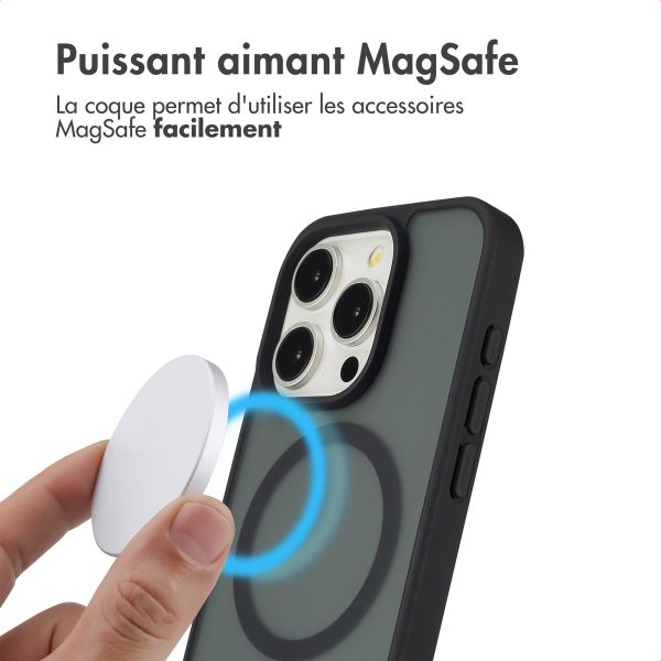 imoshion Coque Color Guard avec MagSafe iPhone 15 Pro - Noir