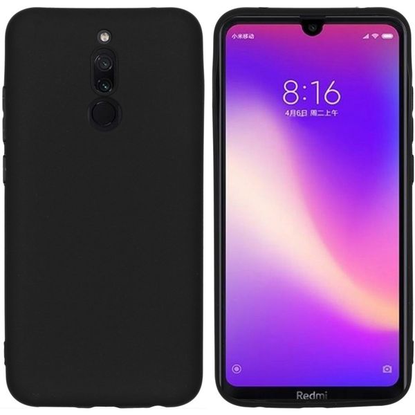 imoshion Coque Couleur Xiaomi Redmi 8 - Noir