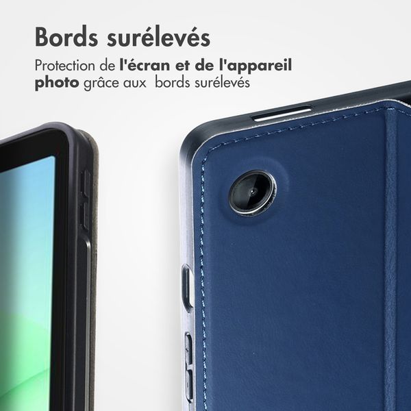 Accezz Coque tablette Classic Samsung Galaxy Tab A11 - Bleu foncé