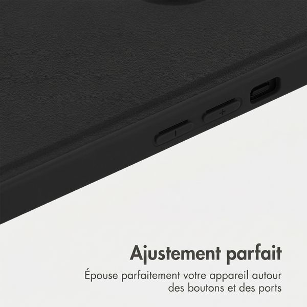 Accezz Coque arrière Edge avec MagSafe Apple iPhone 15 - Noir