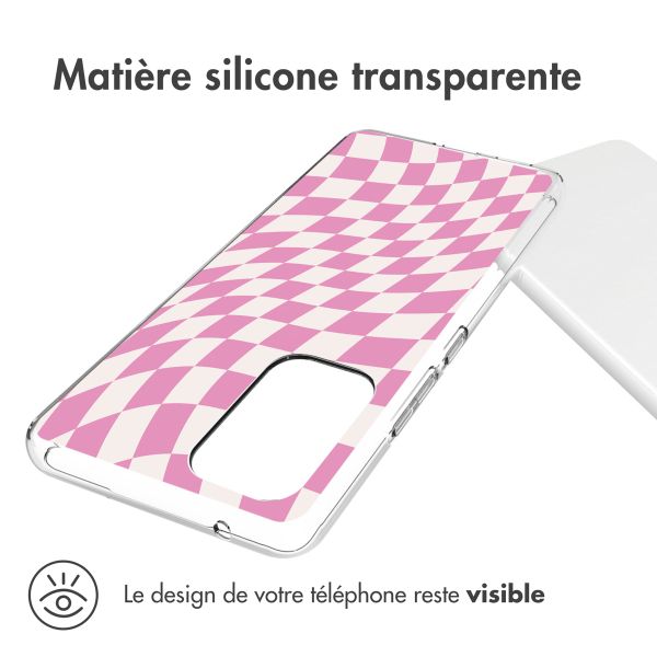 imoshion Coque Design Samsung Galaxy A53 - Retro Pink Check