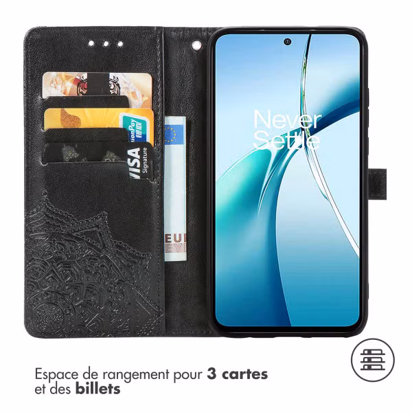 imoshion Etui de télephone Mandala Oppo Reno 13 F (5G) - Noir