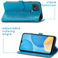 imoshion Etui de téléphone portefeuille Oppo A15 - Turquoise